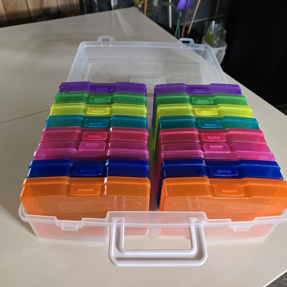 Colorful Storage Box with Compartments - Picture 5 of 8